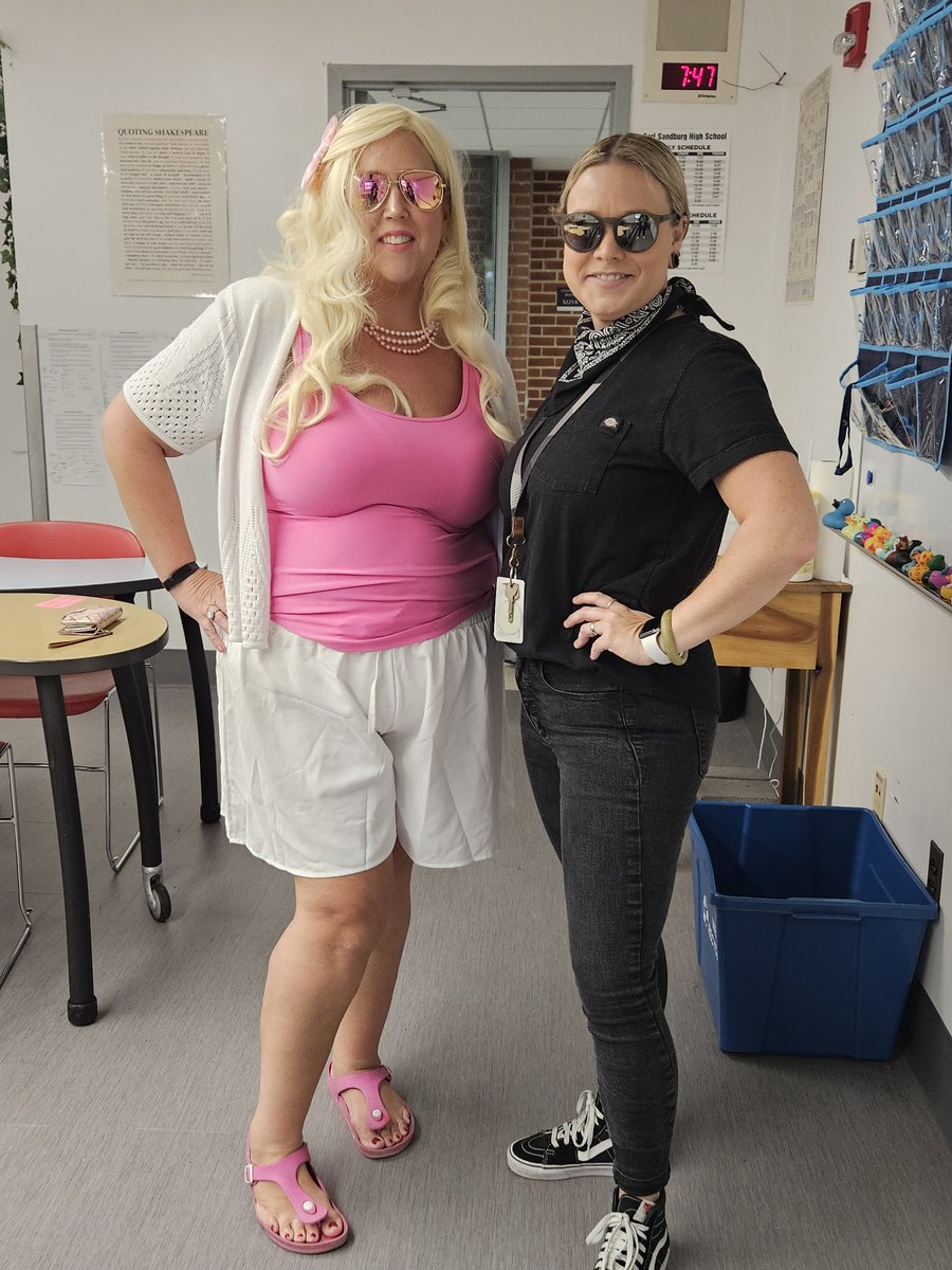 Mrs. Petropulos (@ptrop_that_base) on Twitter photo Come on Barbie let's go party--- Best couple Barbie Petrop and Oppenheimer Nerius <a href="/NoraMN/">Nora Nerius</a> <a href="/cshstuco/">Sandburg Student Council</a> <a href="/SandburgHS/">Carl Sandburg H.S.</a> Come on Barbie let's go party--- Best couple Barbie Petrop and Oppenheimer Nerius <a href="/NoraMN/">Nora Nerius</a> <a href="/cshstuco/">Sandburg Student Council</a> <a href="/SandburgHS/">Carl Sandburg H.S.</a>