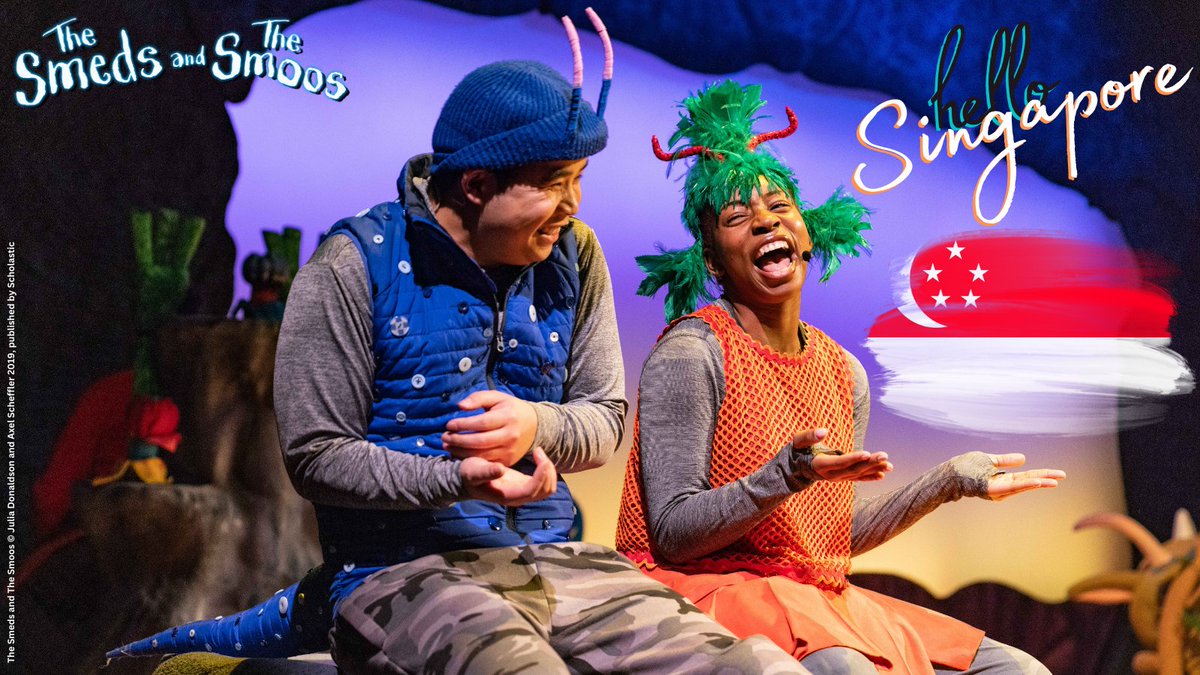 Get ready Singapore, The Smeds and The Smoos are flying over to you very soon! 

#TheSmedsAndTheSmoos #JuliaDonaldson #ChildrensTheatre #Singapore