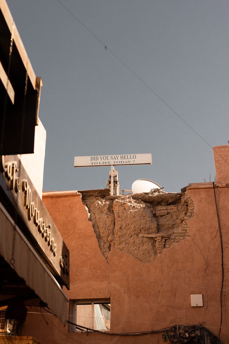 lescalevoyage's tweet photo. In the Wake of Earth’s Breath— Marrakech, the day after 💔 

#Marrakech #moroccoearthquake #morocco #medina #travel https://t.co/aHhO9xhGah