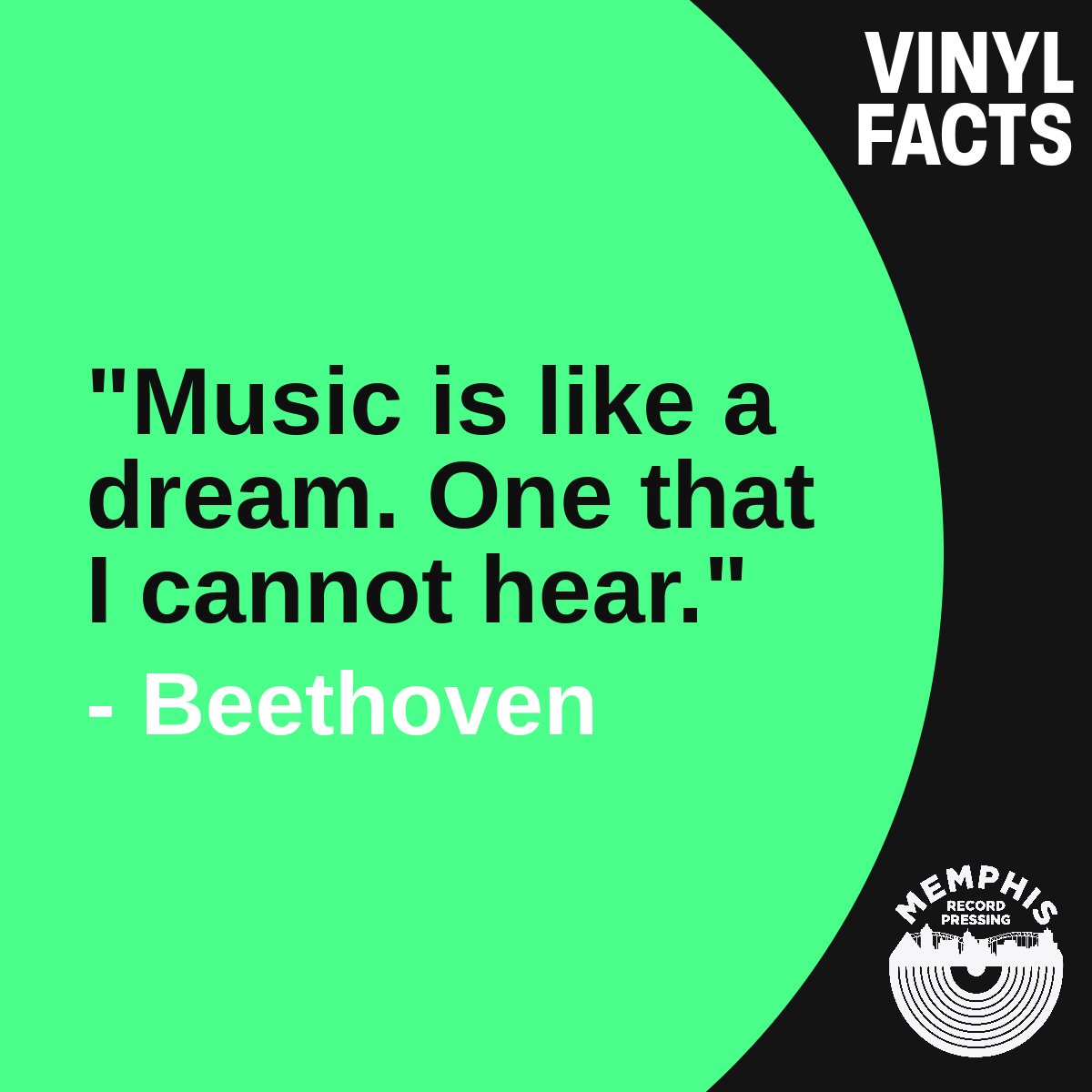 Have you heard this quote before?

#music #musicfan #vinyl #vinylrecord #facts #funfacts #recordpressing #memphisrecordpressing