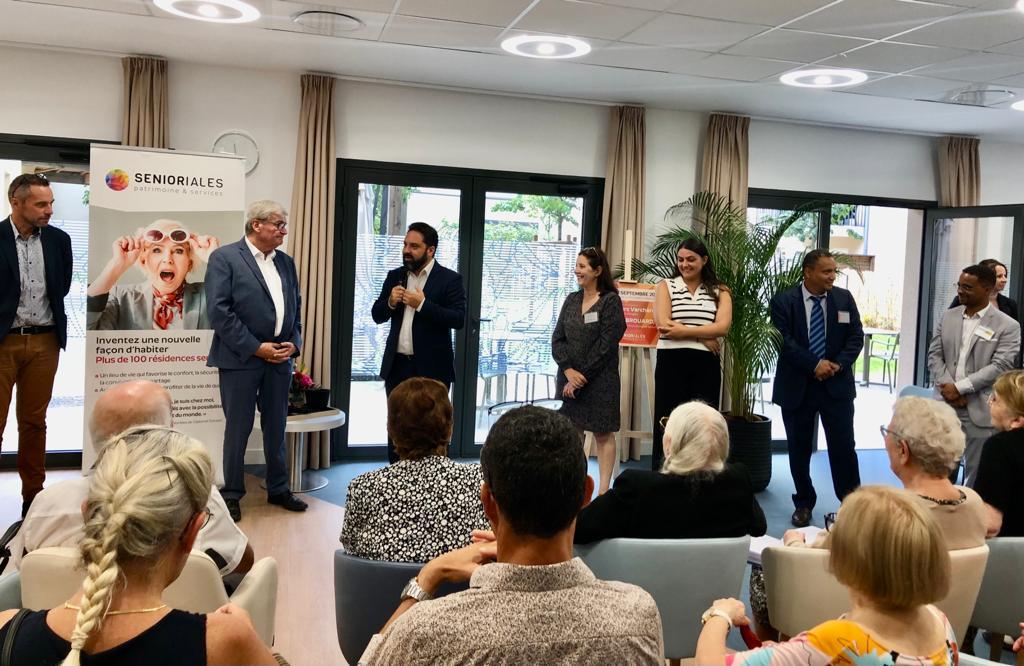 senioriales's tweet photo. Aujourd’hui nous fêtons l’inauguration de notre résidence d’Angers ! 🎉

Un an après son ouverture, il était temps de célébrer notre belle résidence.

Nos résidents les plus fêtards en ont profité pour danser ! 💃 https://t.co/ZfrOVu9D6L