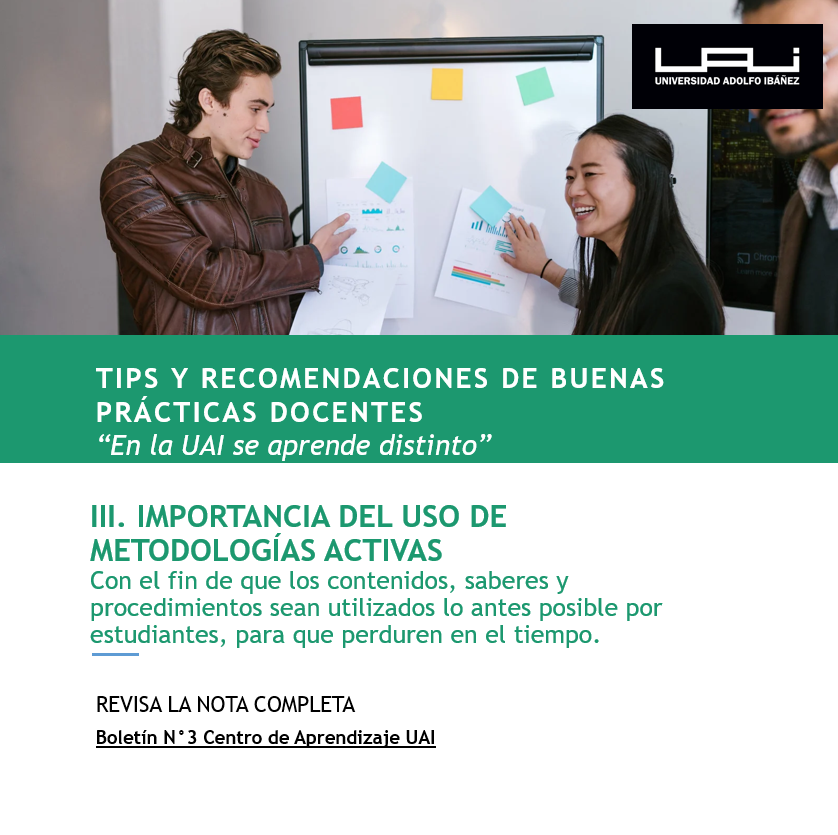 La invitación esta vez es a aplicar para aprender. Ocupando y poniendo en práctica los conocimientos adquiridos, tendremos mayores posibilidades de fijarlo e incorporarlo a largo plazo.
¿Tienes alguna recomendación para la comunidad docente? #aprendizajeactivo