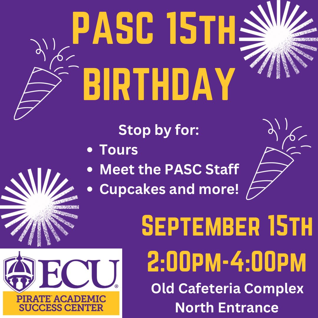 Come celebrate our 15th birthday with us this Friday! #SuccessStartsHere