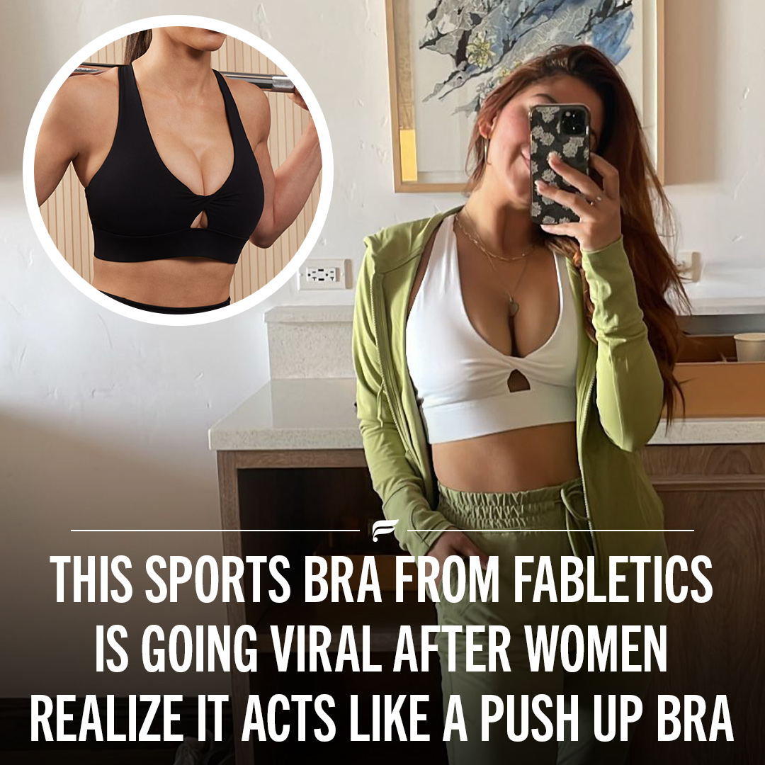 Nick Theriot on X: One of Fabletics top ads, it has been on for over 5+  months. 1. Disguised to look like a news article 2. Exgarated the mechanism  sports bra to