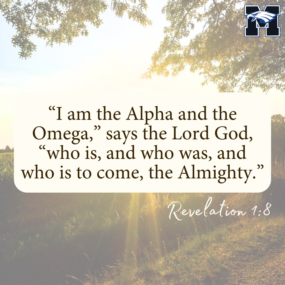 TMAoviedo's tweet image. "I am the Alpha and the Omega," says the Lord God, "who is, and who was, and who is to come, the Almighty."

Revelation 1:8

#wordonwednesday #walkworthy #standintruth #soareagle
