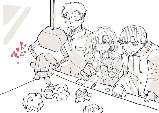 621ちゃんとラスティくんとイグアスくん(とエアちゃん)で学パロ
#アーマードコア6 #AC6 