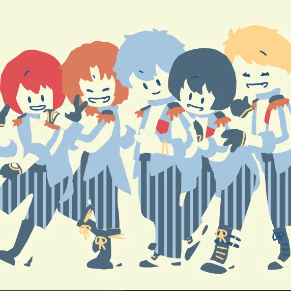 主線レイヤー消して遊んだ時のスクショ 