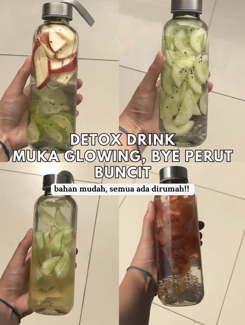 DETOX DRING !! MUKA AUTO GLOWING &amp; BYE PERUT BUNCIT ‼️
—
A Thread
