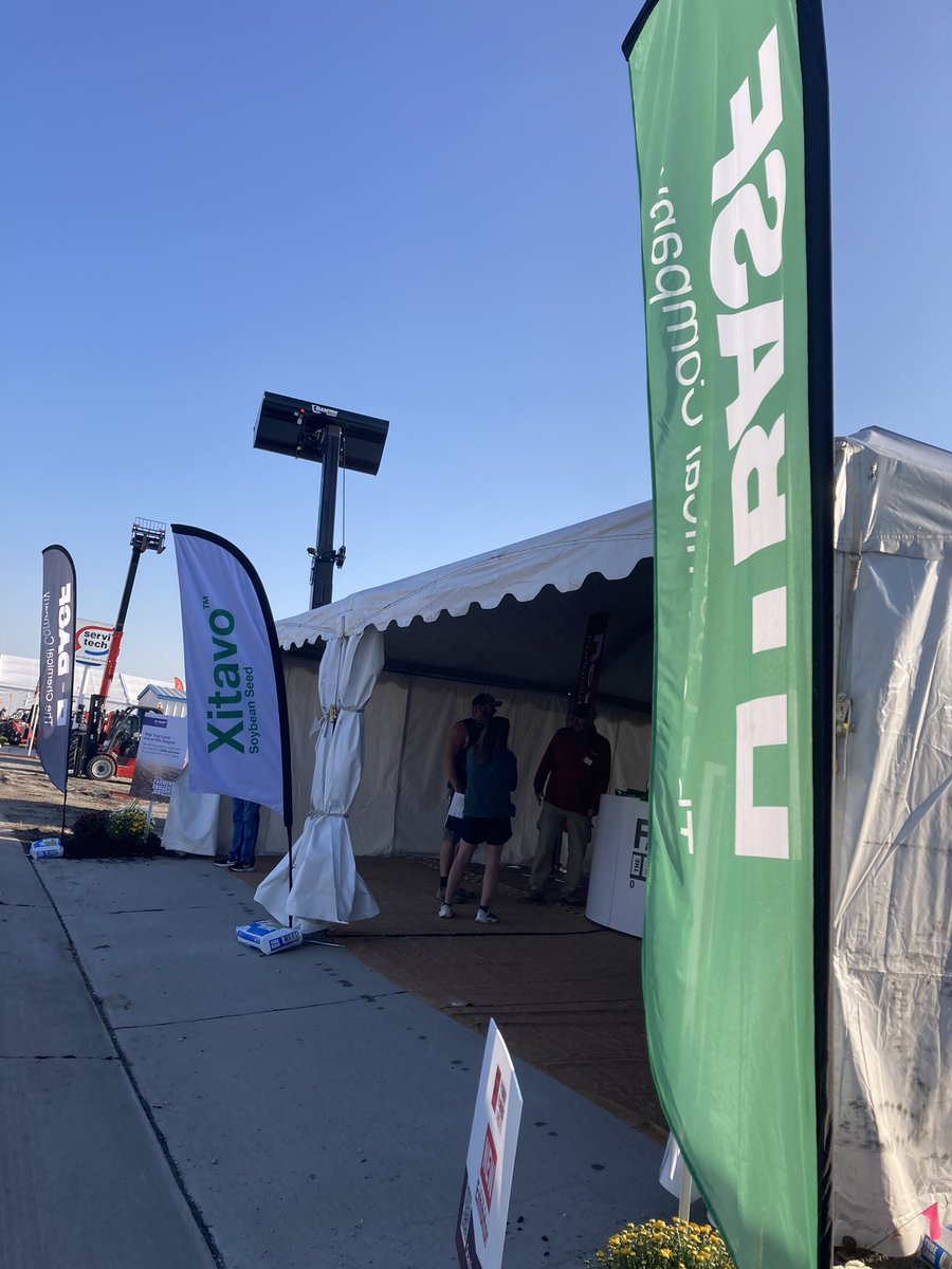 Stop and see <a href="/BASFAgProducts/">BASF Ag Solutions US</a> at Husker Harvest Days today! Lot 38E. We are giving away $500 each day of the show to a local 4-H or FFA chapter. Stop by for more information or to register. #Xitavo
