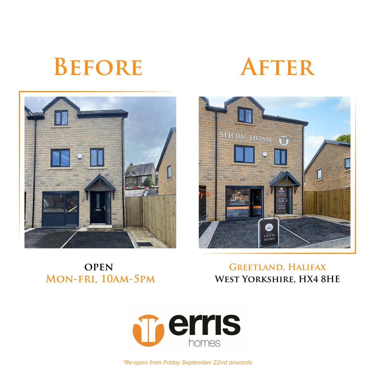 ⏳ On Friday September 22nd, we'll be opening the doors back up for visitors to come and tour the Burlington show home at Calder Mews!

😍 Take a look at these before and after shots showing the progression into the gorgeous home you'll soon be able to visit for yourself!
