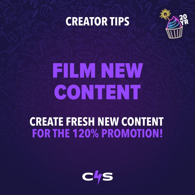 Make the most of the 120% promotion! https://t.co/3tQJPaMmKU<a href="/tag/c4sgiantess24"class="tags"><span>#c4sgiantess24</span></a>