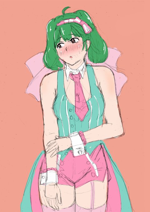 ランカちゃんはゼントランの血が入っているので
実はガッチリ、ムッチリ体形である(になる)と思っているwip 