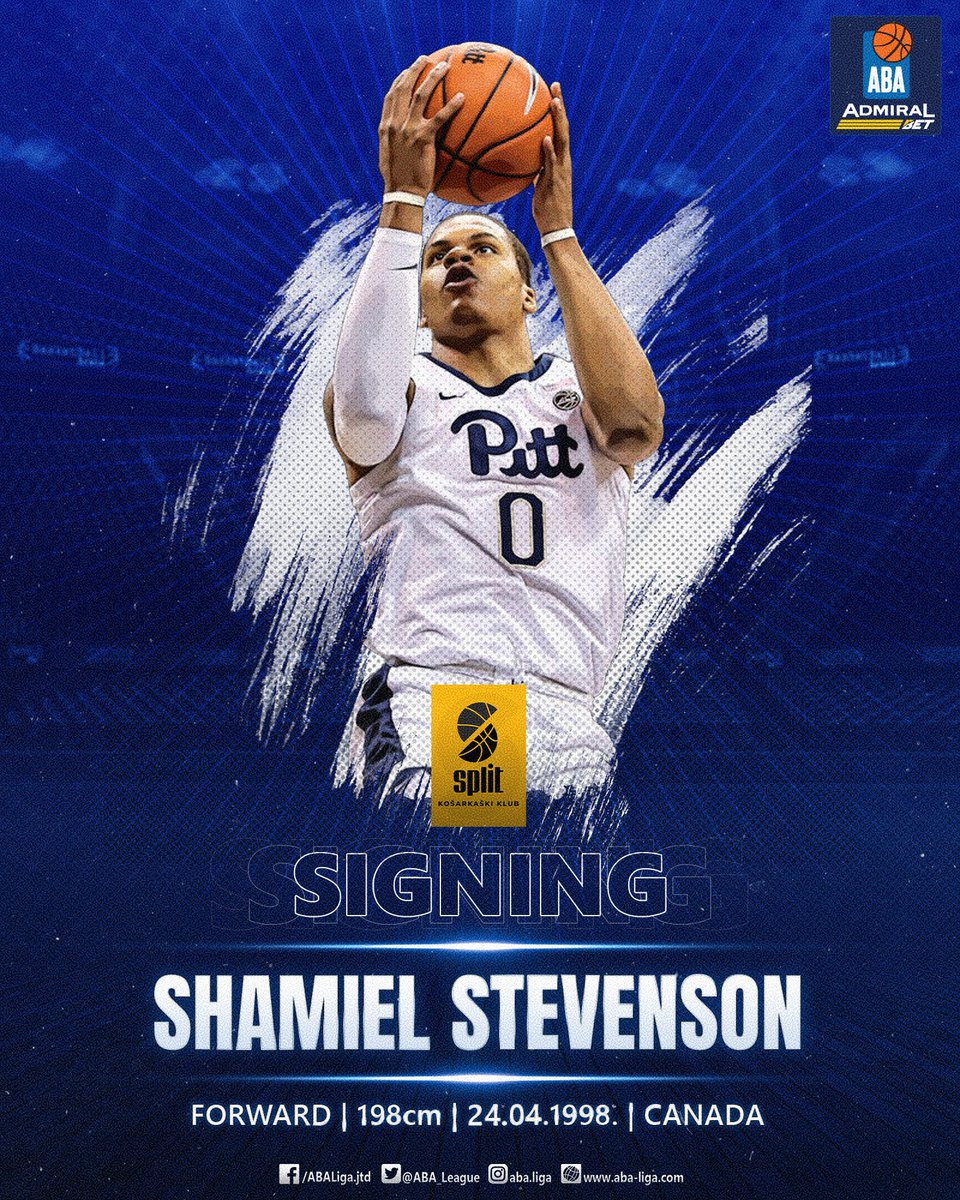 OFFICIAL: <a href="/kksplit_/">KK Split</a> have signed 25-year-old Canadian forward <a href="/Sham_God0/">Shamiel Stevenson</a> ✍️

More: aba.tips/7u8

Welcome to the #ABALiga