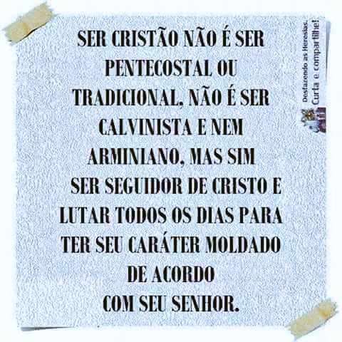 GercinoGer's tweet image. Você pode ser tudo isso, mas se você não se parecer com Cristo, não adiantará nada!

#Vigiar #Orar #ParecerComCristo #JesusExemplo