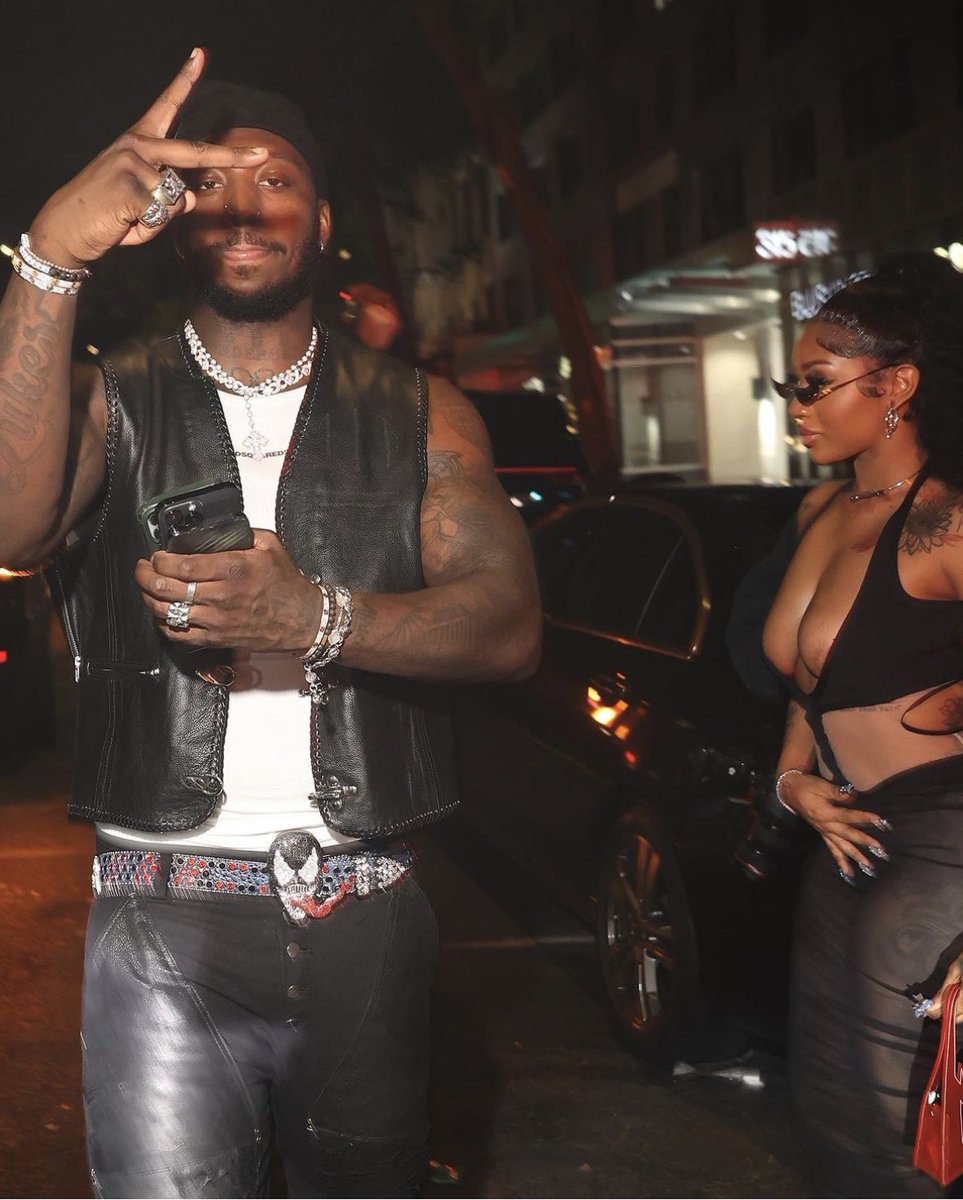 twobeestv's tweet photo. Jada Kingdom and Pardison Fontaine stepped out for Laquan Smith’s NYFW after party. https://t.co/ylya5Oq6Fq