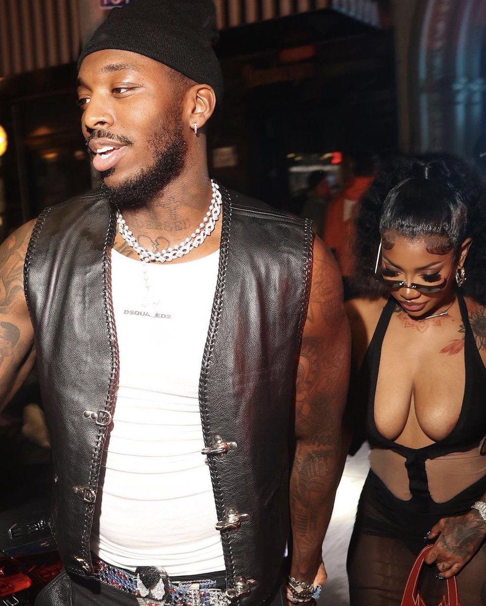 twobeestv's tweet photo. Jada Kingdom and Pardison Fontaine stepped out for Laquan Smith’s NYFW after party. https://t.co/ylya5Oq6Fq