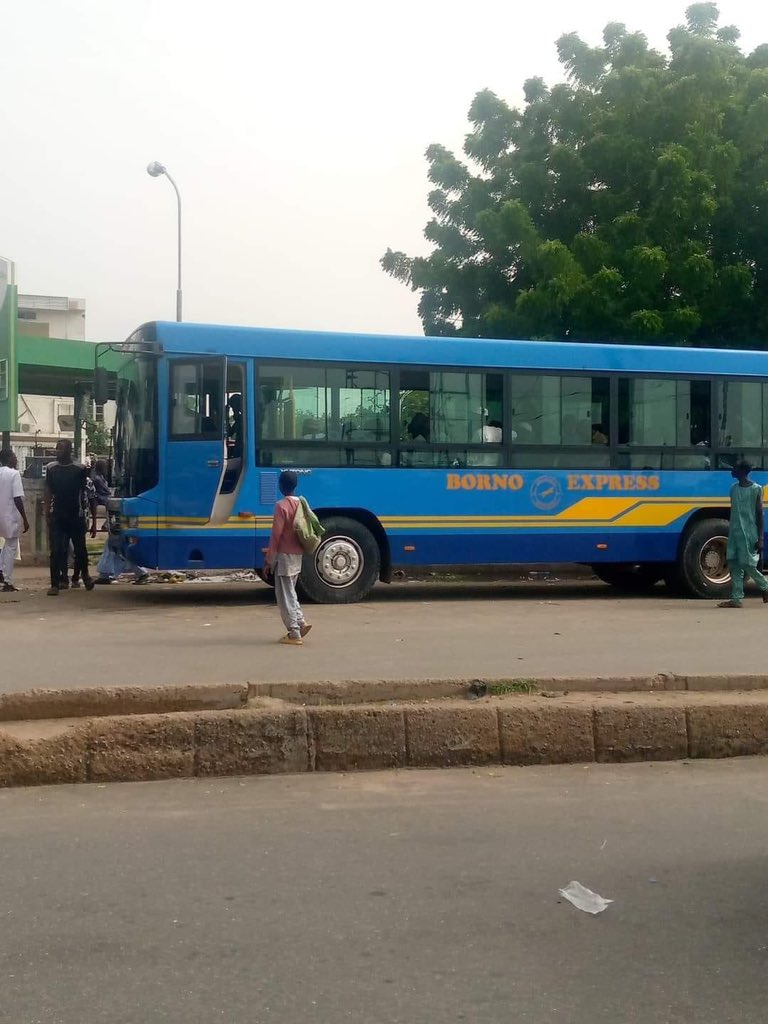 YerwaExpress's tweet photo. A remark by a delighted Borno resident over new Metro Buses introduced by Gov. Zulum

Subsidy Bus N50 - Njimtilo - Moromti - 1000 & 707 Housing Estate - Ngomari Old Airport - Bulumkutu Yan'nono - Elkanemi College - Ramat Polytechnic to Post Office Maiduguri.

N500 only for five working days..😎

Credit: FB | Alhaji Mamman Tuski