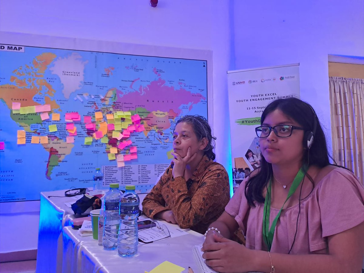 ExcelYouth's tweet photo. Day 2 of the #YouthDriveChange summit is all about diving deep into our Mid-Term Evaluation findings! We're thrilled to share our key takeaways with our partners &amp; young leaders &amp; discuss how they'll shape #YouthExcel's work in Year 4 and 5. @USAIDInclusive @IREXintl @YotaRising https://t.co/Md0tO8EY0v