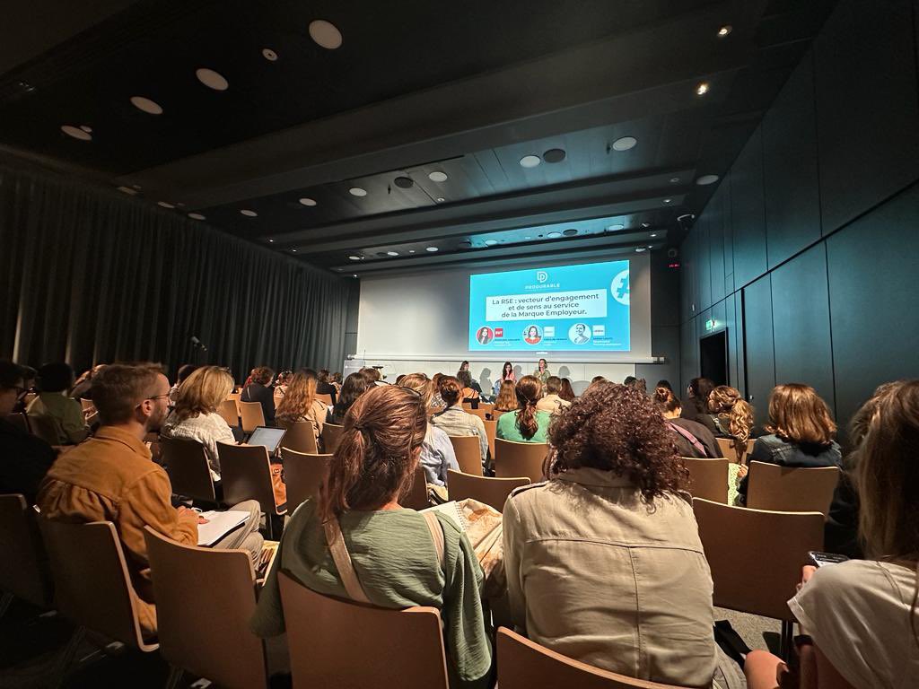 AgenceSidiese's tweet photo. #Produrable
« La RSE : vecteur d’engagement et de sens au service de la Marque Employeur » avec Sarah Liedts, @c_renoux de @Birdeo et Bérengère Assaiante de @But https://t.co/J0eBsElwoi