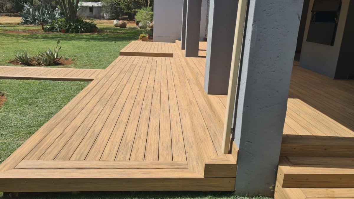 TheCompositeCo's tweet image. Supply &amp;amp; Installation of a new Composite Deck.

📍 .
🎨 Natural Oak Colour.

Contact us today for your free quotation ⤵

📲 +27 10 025 3559
📩 Quote@thecompositecompany.co.za
🌐 thecompositecompany.co.za
.
.
.
#deck #compositedecking #wpcdecking #wpcsupplier #thecompositecompany