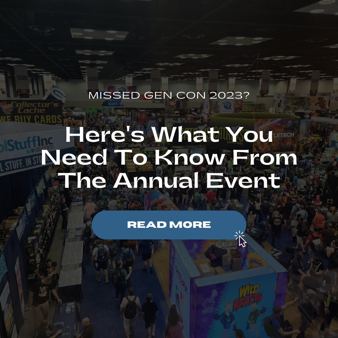 In case you missed Gen Con in Indy last month...here's your full recap on the 70,000 person convention that spanned four incredible days! 

Read more from Board Game Quest here: l8r.it/4hhF