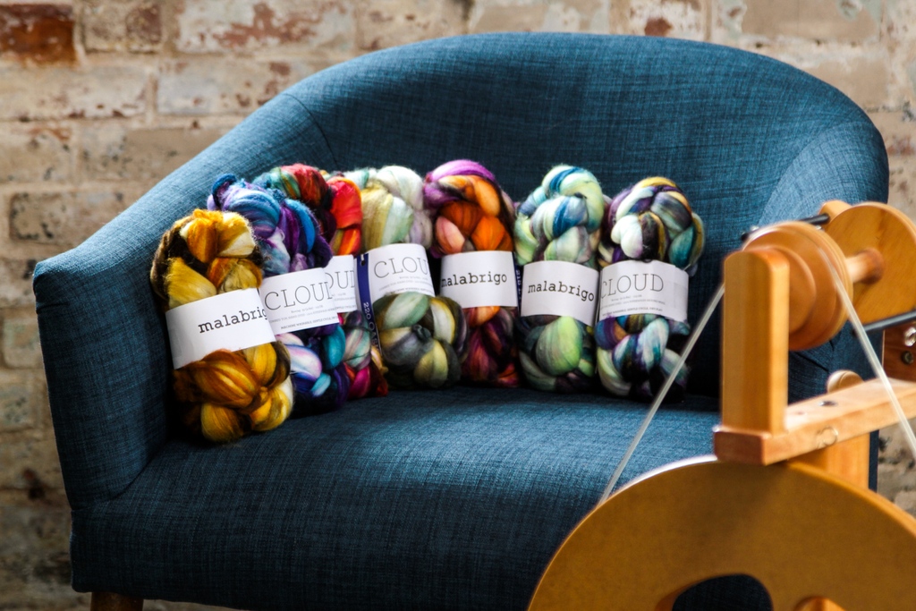 Is anyone working on spinning and fun fibers? We're trying to decide between all these gorgeous Malabrigo colors and can't decide! Which would you use?

Find Malabrigo Nube, Malabrigo Cloud, and more fiber here tinyurl.com/bddt637p!