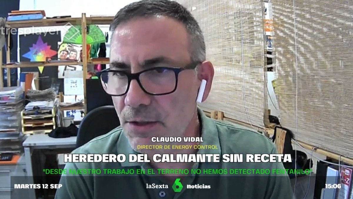 Hoy he tenido la ocasión de explicar en la <a href="/sextaNoticias/">laSexta Noticias</a> que no hemos detectado la presencia de fentanilo en España. Min. 26:58 atresplayer.com/lasexta/notici…