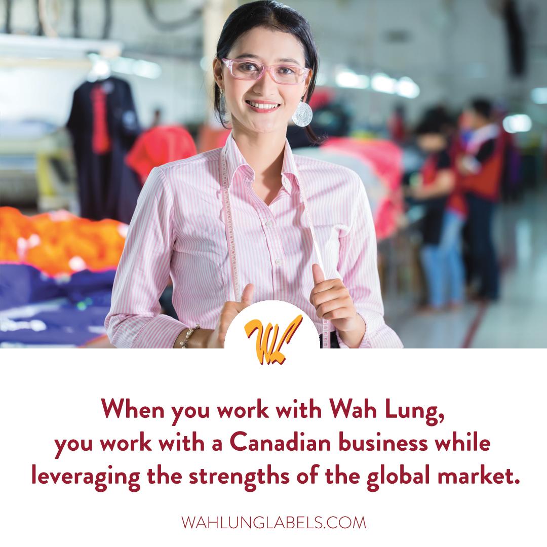 Wah Lung owns factories in #India, #China, and #Bangladesh which enables us to provide low shipping costs and speedy delivery. 

#GoGlobalStayLocal #garmentindustry