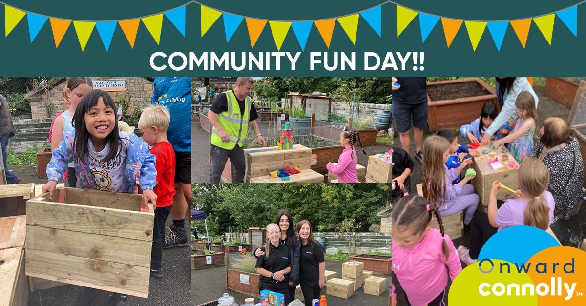 ConnollyLtd's tweet photo. We are proud to be working alongside @Onward_Homes in delivering Social Value to local communities.

Recently we have provided for the local gardens. Also interacted with the community with fun activities and playing games with prizes for all the community to enjoy. https://t.co/Fj7v786sLx