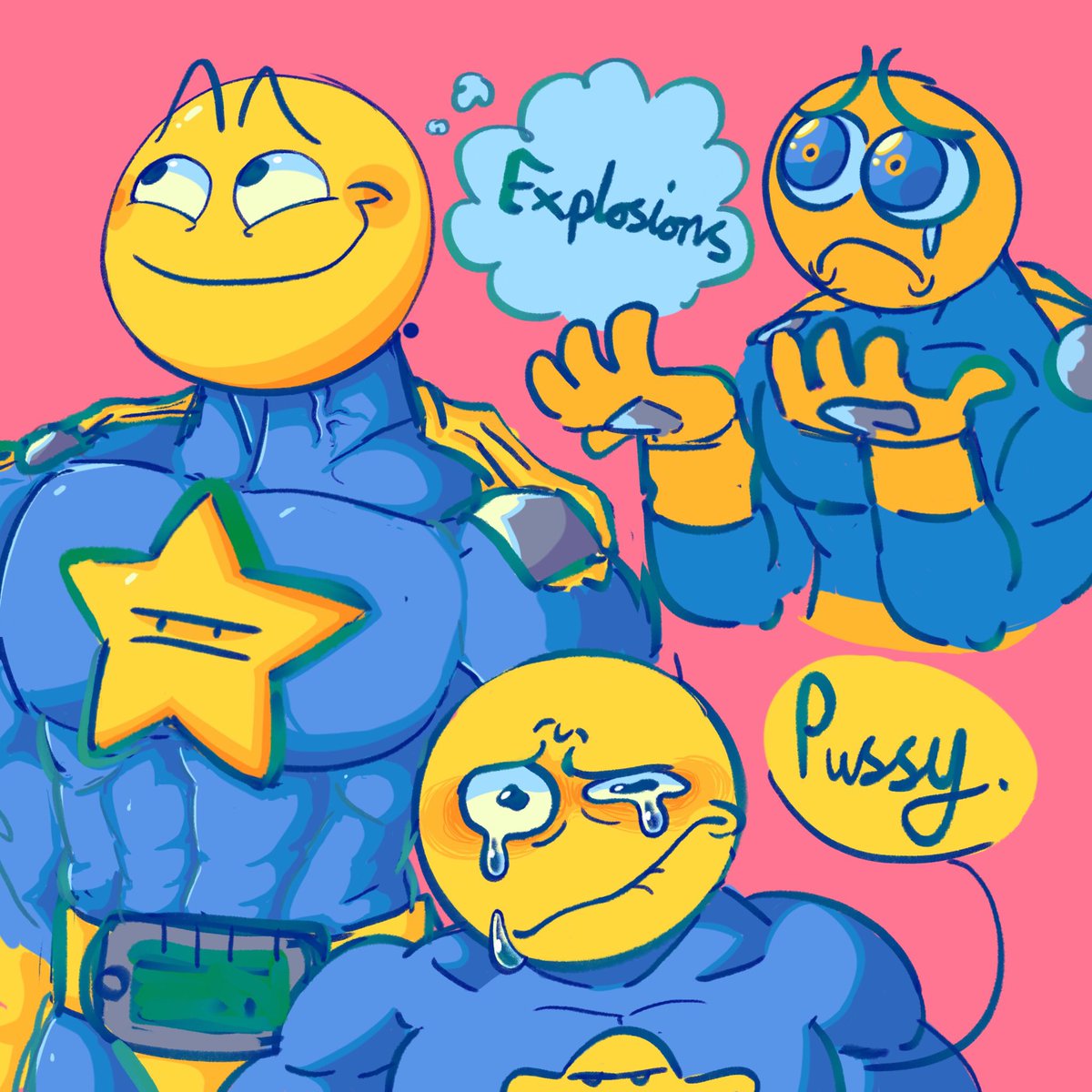 LoobydooP's tweet photo. Glad people liked the last post :] #captainsmiley #comicjumper https://t.co/G1BY531Sw9