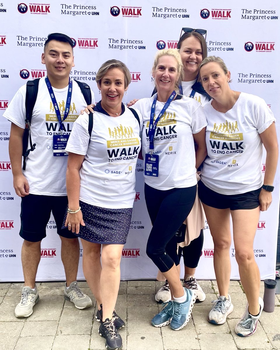 Sagen's tweet photo. We teamed up with our friends at MERIX Financial to participate in The Princess Margaret Walk to Conquer Cancer. Together we raised over $90,000 to support one of the top 5 cancer research centres in the world. 💙 

#sagenheart #walk2conquer #conquercancer https://t.co/oiEUksOVzo