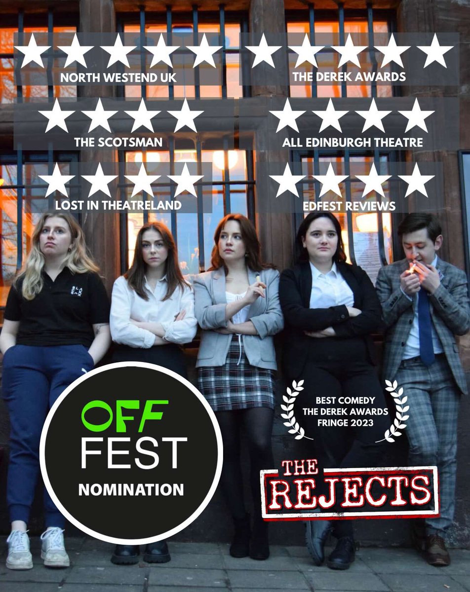 SharkBaitThtr's tweet image. We’ve been nominated for an #OffFest award!🤩🫶🏻

It would be so appreciated if you could visit the OffWestEnd website below and leave a comment under our nomination of what you thought of the show!! 

offies.london/the-rejects-th…

The Sharks🦈