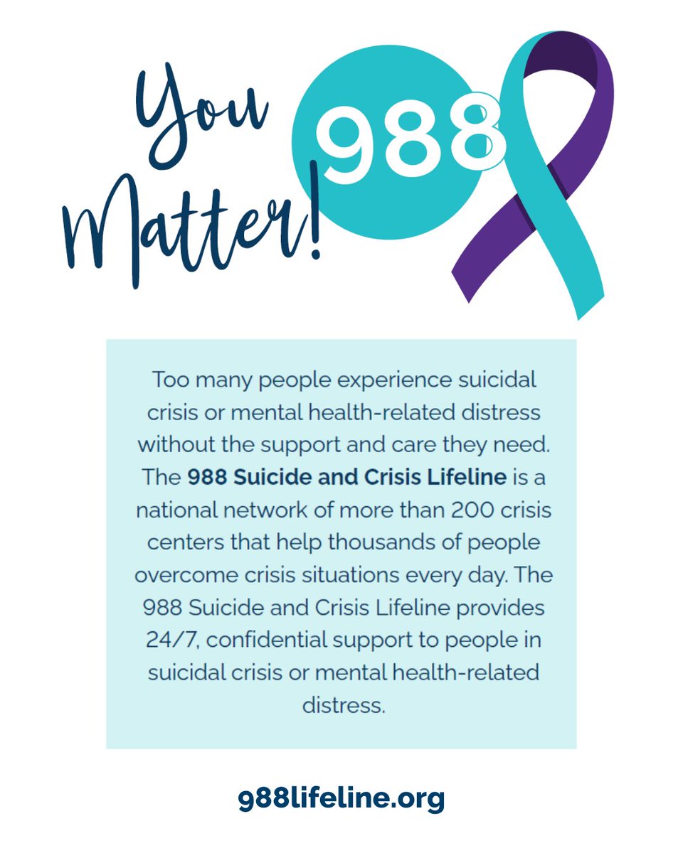 September is #NationalSuicidePreventionMonth. We are committed to the mental wellness of all of our associates and students. If you or someone you know is in need of crisis counseling, we urge you to seek assistance. Call or text 988 and be connected with a crisis counselor.