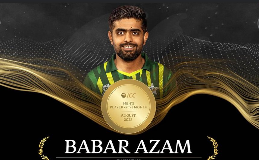 Congratulations <a href="/babarazam258/">Babar Azam</a> on being named the ICC Men's Player of the Month for August 2023! 🏆
#BabarAzam