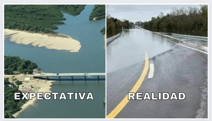 ChCarreraLeal's tweet photo. Gestión Falero
Primera lluvia y se le inunda un puente!

El recientemente inaugurado puente de La Charqueada sufrió las consecuencias de las intensas lluvias que inundaron sus cabezales volviéndolo intransitable por los riesgos que ello implica. 

Una situación que advirtieron baqueanos de la zona y estudios previos que fueron desechados por la tijera herrerista que se decidió por el camino más barato. Un camino que a la postre termina siendo el más caro para el pueblo, que es el que paga los costos, siempre.

Y, por si fuera poco, como eliminaron el servicio que prestaba la balsa, ahora los pobladores de la zona quedan totalmente aislados. ¡Porque hicieron un puente inundable!, existiendo otras alternativas que daban soluciones de fondo a los problemas de tránsito por la zona pero que fueron descartadas por esta Administración, sin fundamentos técnicos que lo respalden.

Esperemos que el MTOP no innove en el Paso Averías, en Ruta 14, y no modifique el proyecto que venía de la administración anterior el cual aseguraba un puente insumergible para ese paso. De modificarlo, estará generándole un problema a toda la zona y los uruguayos desaprovecharemos una oportunidad única para dar solución real a un problema histórico de ese lugar.

¿Cómo evalúa esta administración los proyectos que quiere realizar? ¿Se plantean las alternativas posibles? ¿No será hora de que se hagan evaluaciones serias sobre los resultados de las inversiones que realiza la administración? 

Resulta sorprendente que un Ministro, (que critica enérgicamente proyectos de otras administraciones), con total impunidad cometa semejantes errores u omisiones en la planificación de proyectos tan importantes para el país y su gente. Su único objetivo es hacer grandes actos y cortar cintas sin medir la eficiencia de las inversiones.

#Nuncaestuvieronpreparados