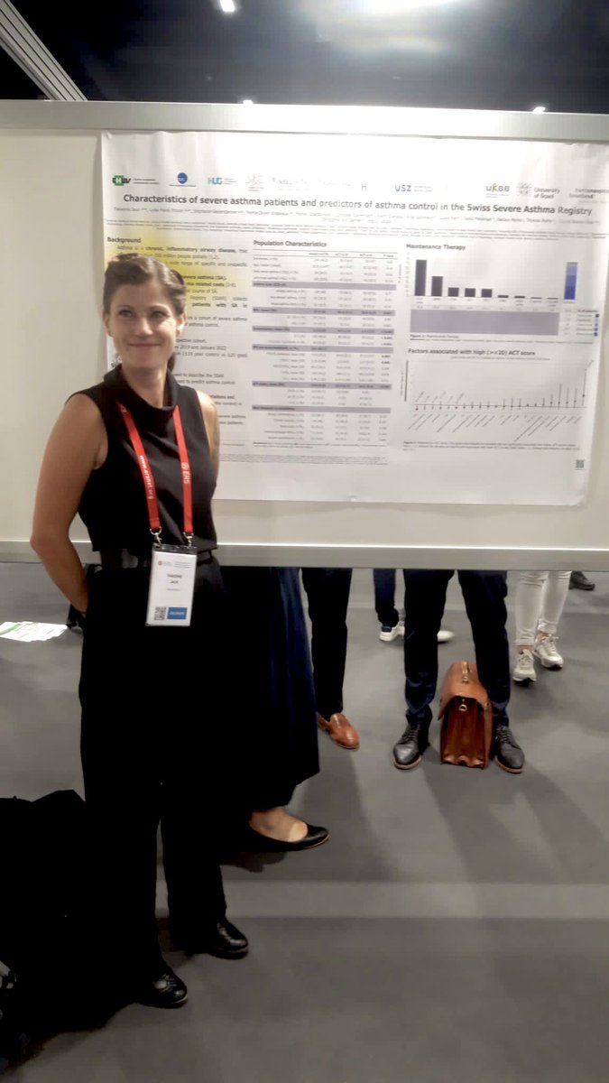 #ERS2023 in Milano was a great experience. I was so happy my abstract was accepted  and I could present part of our research in #severeasthma, had great discussions and feedback. See you next year.