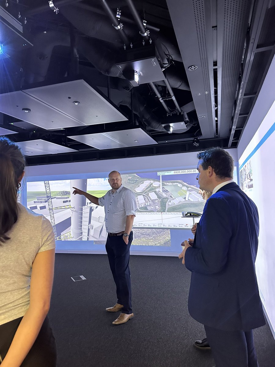 NetZeroAPPG's tweet photo. We were also joined by Conservative Environment Network member Dr @JamesDavies MP @CEN_HQ, getting stuck in to the immersive experience!
#NetZero #LavaLab @atkinsglobal https://t.co/tEWtLRWjW3