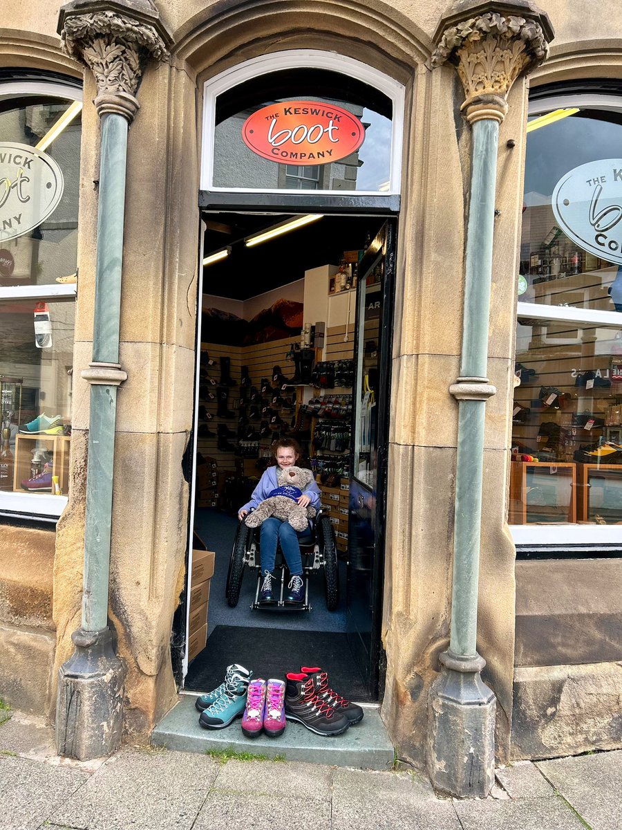 Just had that absolutely inspiring @Melissassmile in the shop what a positive beam of sunshine you are ,I can’t wait to follow your adventure 👍🥾#MelissasKilimanjaroChallenge
