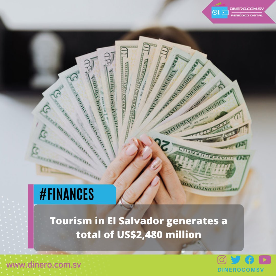 dinerocomsv's tweet photo. #Finances Tourism in El Salvador generates a total of US$2,480 million @MITURElSalvador 

Read it here: https://t.co/UCna83xk43

#Tourism #ELSALVADOR #exchangeincome #MinistryofTourism https://t.co/F03ssPJ2CV