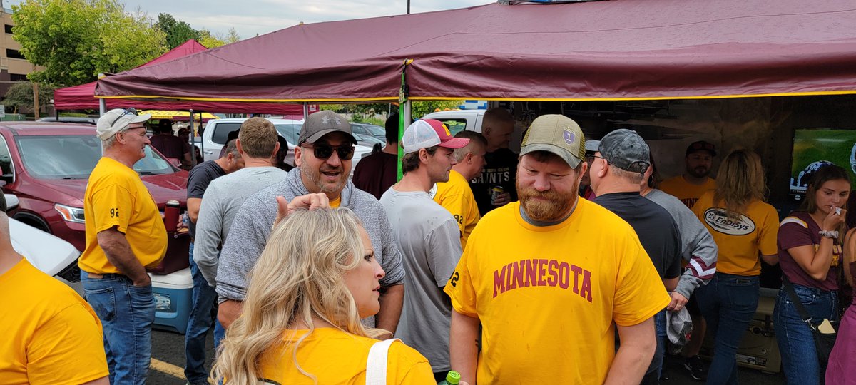 EnDiSys's tweet photo. As a fun way to further celebrate 25 years in business, the EnDiSys team invited some Graco associates, family, and friends to enjoy a home game with the University of Minnesota Gophers football team, specifically #92 Danny Striggow. 

#goteam #25yearsandcounting https://t.co/SqWoQxlum3