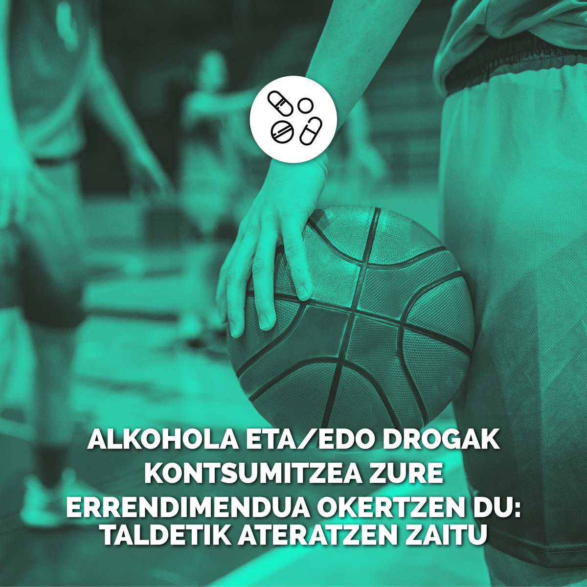 📵 AEDONA ETA NAFARROAKO GIZAKIA HELBURU, ADIKZIOEN AURKA 📵

🏃 Kirola egitean edozein substantzia kontsumitzeak indar, errendimendu eta koordinazio-mailak nahas ditzake, lehiatzerakoan zure gaitasunak murriztuz.