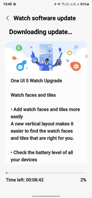 RaghavTechie's tweet photo. Samsung Galaxy Watch 4 Classic OneUI 5 Watch update.
#Samsung #OneUI5Watch https://t.co/bqDl8CAEyg