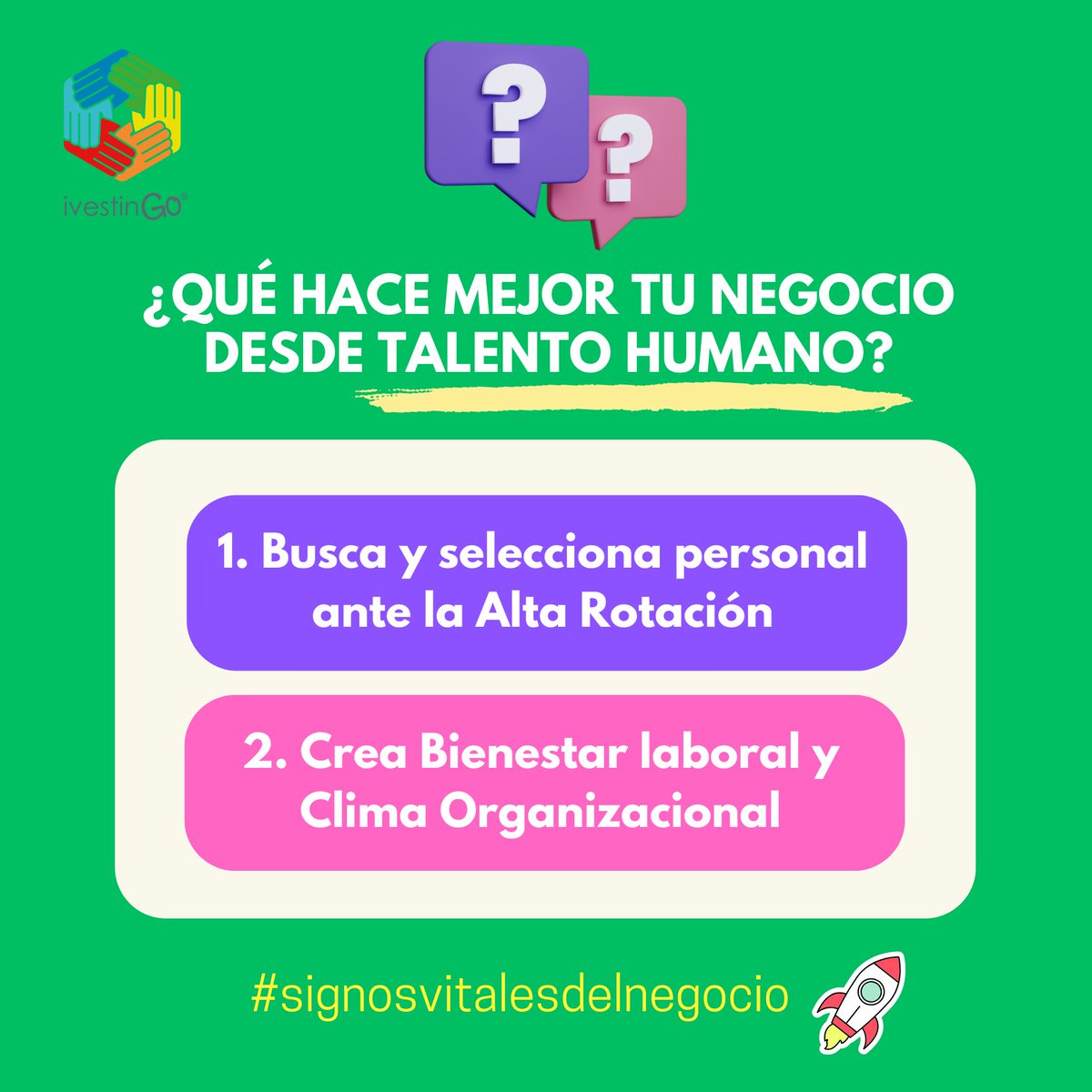RaguaCarlos's tweet photo. Empoderar y motivar a tu equipo de trabajo es una de las tareas frecuentes tuyas, como Dueño de negocio.

¿Cuál de estas 2 acciones, tu negocio lo hace mejor? Compártenos, ¡te leemos!

#crecimientoempresarial #mentoring #ivestinGO https://t.co/mEXsgylSKm