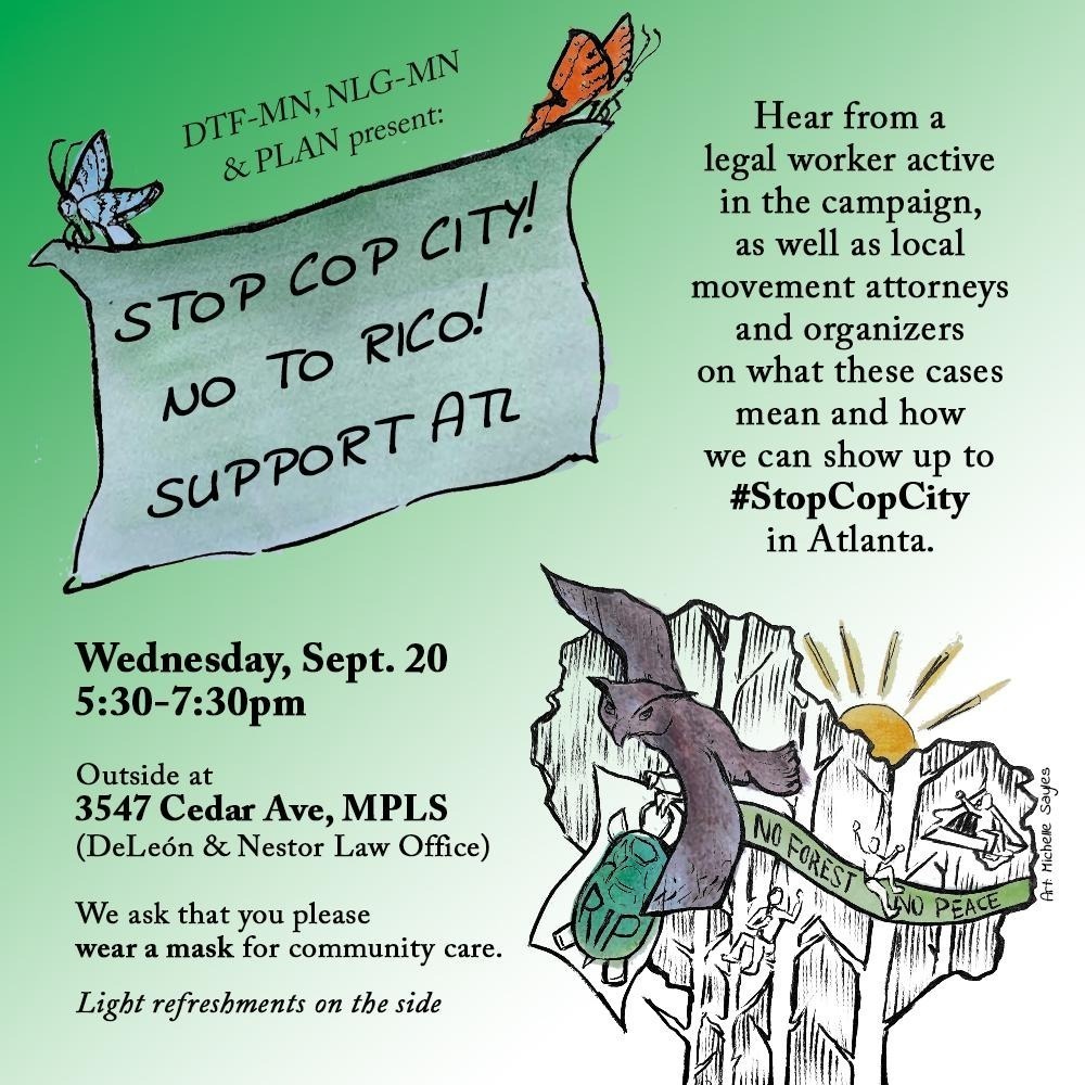 MN Against Cop City tweet media
