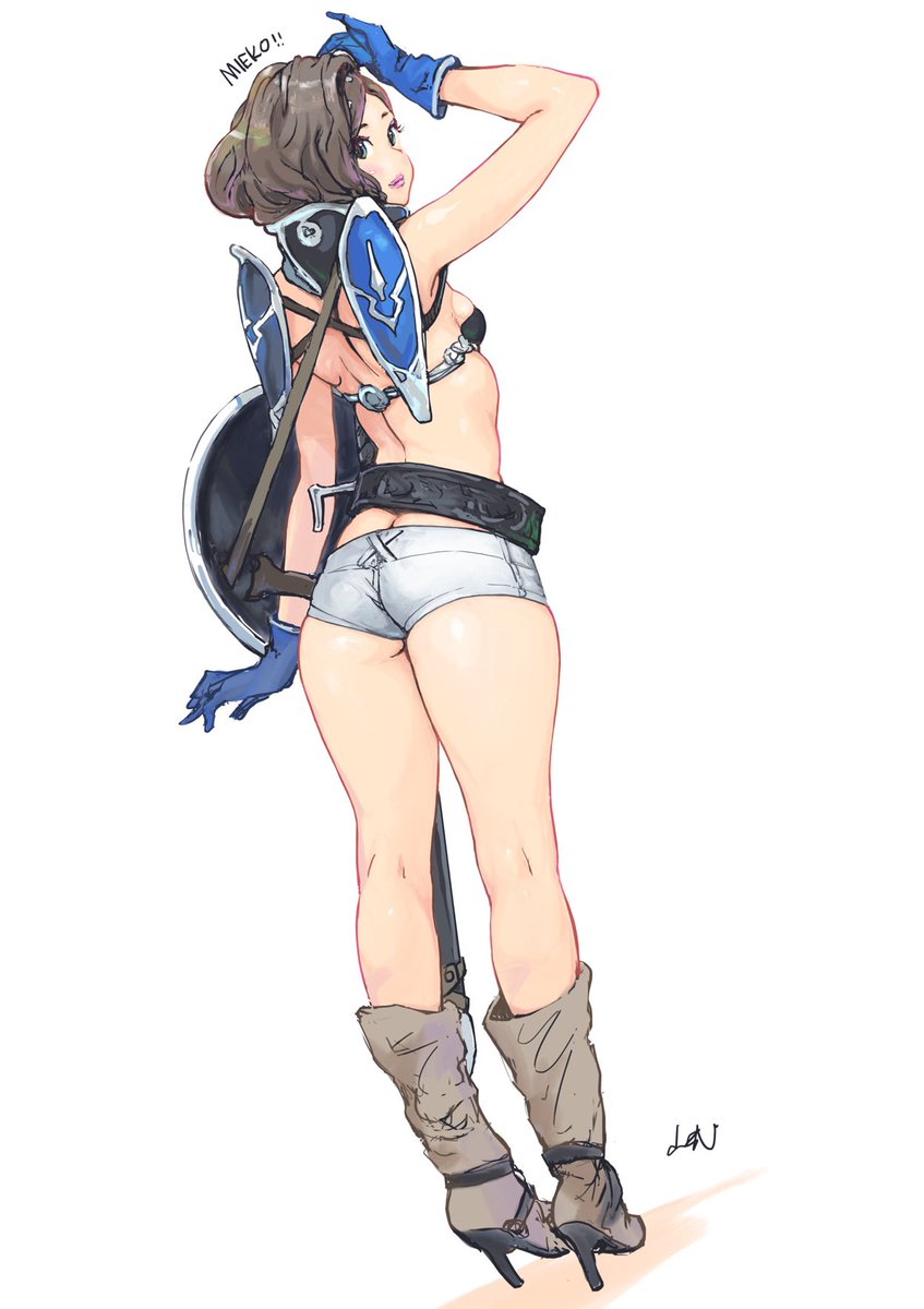 ちなみにホットパンツver.見栄子WARRIORもあったりはする。 