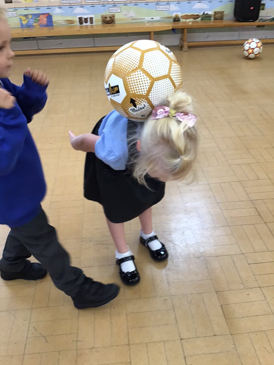 EYFS have had a great time practising our football tricks with <a href="/JamieKnightFS/">Jamie Knight</a>