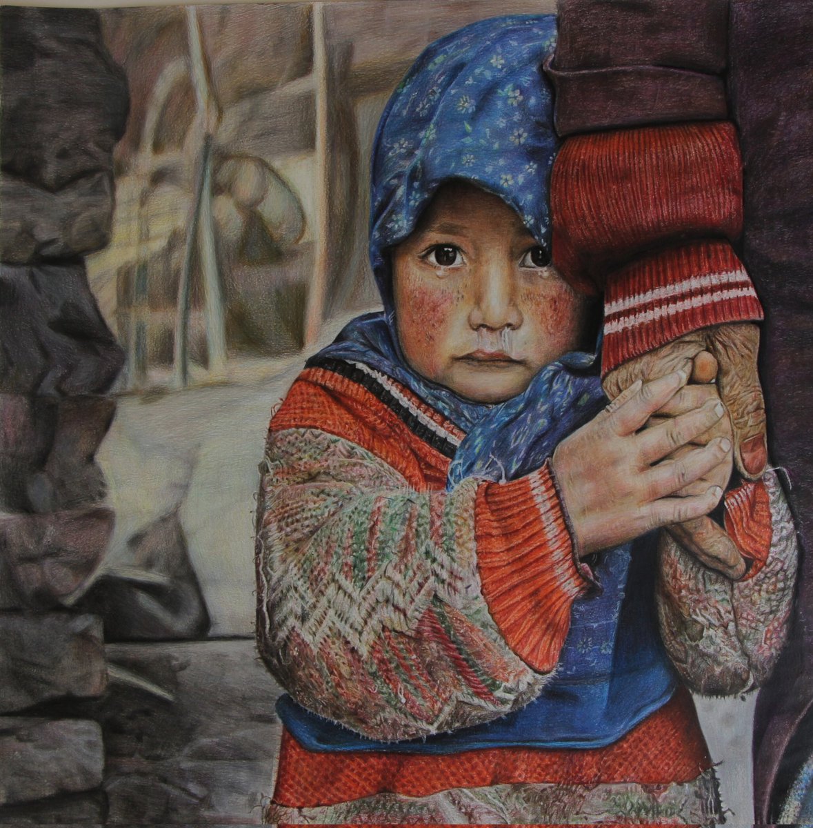 sahar_ghrmni80's tweet photo. 🪆The name of this art is Panah and it is a physical painting that painted with colored pencil
_____________________
🔸️Collection : around  us
🔸️Edition : 7/10 left
🔸️Price : 5xtz
____________________
🧡who is the next collector  of this art?
🔗https://t.co/gBg3koJ0AG https://t.co/8A75e0ie53