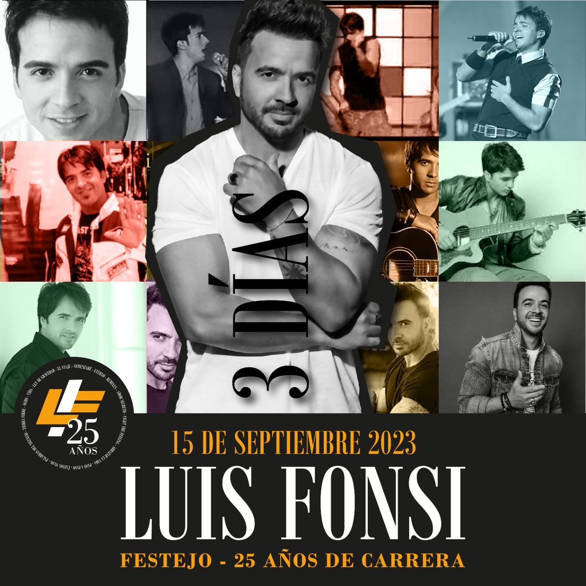Seguimos con la cuenta regresiva.. 
Este viernes el #teamrosa está de festejo 
#25años 
#luisfonsi 
<a href="/LuisFonsi/">Luis Fonsi</a> 
<a href="/Fonsisangels/">Fonsi's Angels Arg</a>