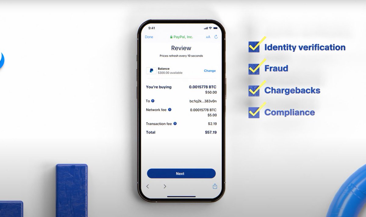 【速報⚡️：PayPalがWeb3決済の新機能を追加】

仮想通貨が日常に一歩近づきました🌍

・米国ユーザーがPayPal経由で仮想通貨をUSDに変換可能

・NFTマーケットやMetaMaskでも利用可

・PayPalが提供するセキュリティと独自の決済体験の統合が期待される

━━━━━━━━━━━━━━━━━
