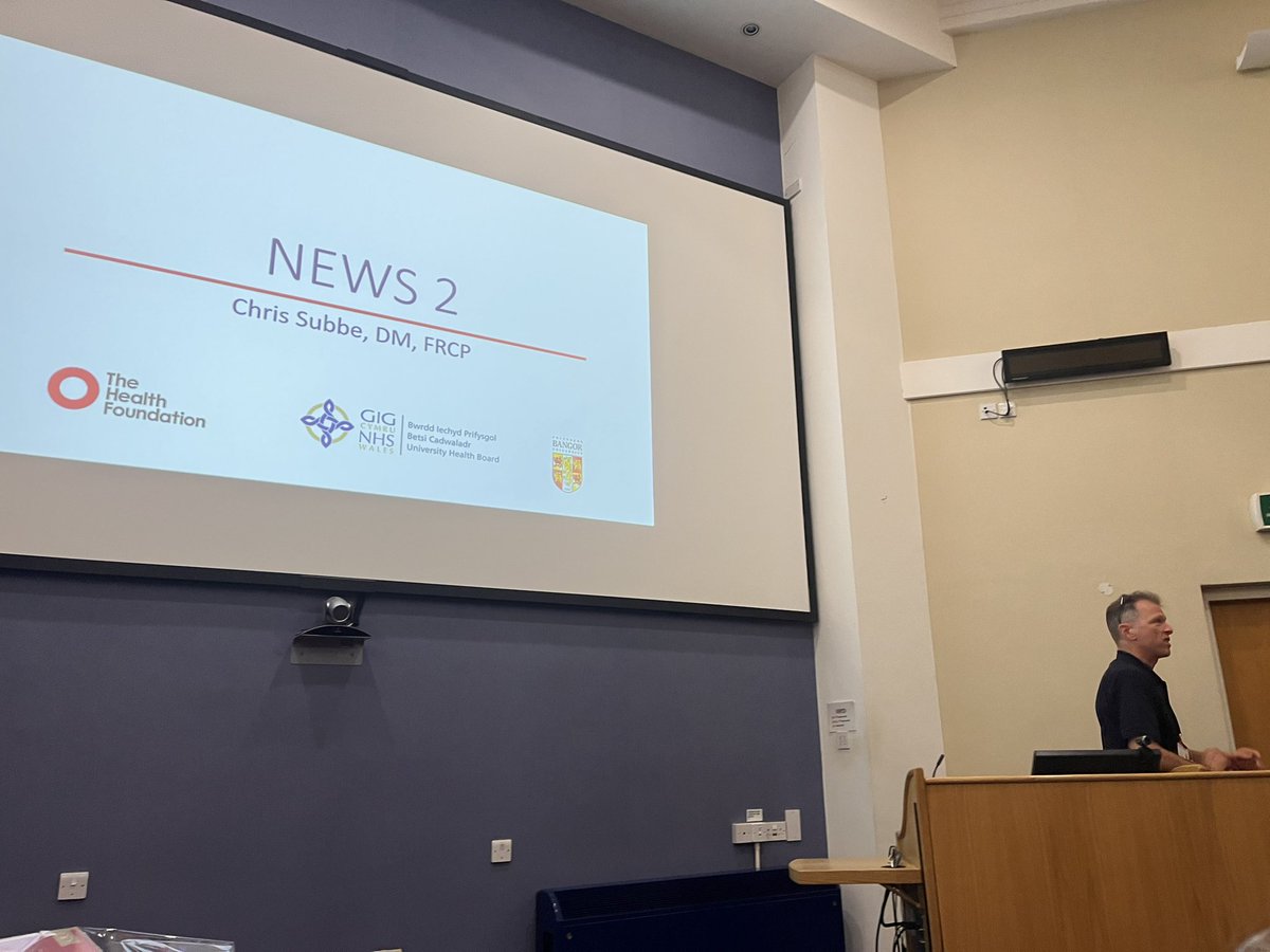 Final speaker of the day Dr Subbe talking NEWS 2 <a href="/itunurseswxm/">Itunurseswxm</a> <a href="/UKSepsisTrust/">The UK Sepsis Trust</a> <a href="/NWCriticalCare/">Critical Care Talk 🏴󠁧󠁢󠁷󠁬󠁳󠁿</a> <a href="/BetsiCadwaladr/">Betsi Cadwaladr</a> #wsd2023